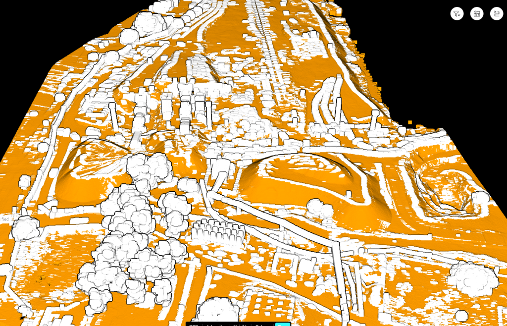 Classified LiDAR data Classified LiDAR data